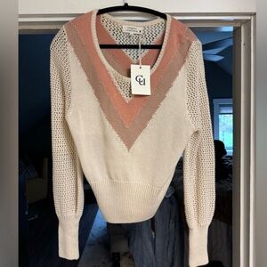 TEMPORARY PRICE DROP! NWT chasing Unicorns sweater. NWT size Med. can fit S-L